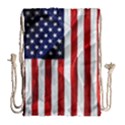 American Usa Flag Vertical Drawstring Bag (Large) View2
