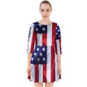 American Usa Flag Vertical Smock Dress View1