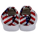 American Usa Flag Vertical Kids  Classic Low Top Sneakers View4