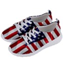 American Usa Flag Vertical Women s Lightweight Sports Shoes View2