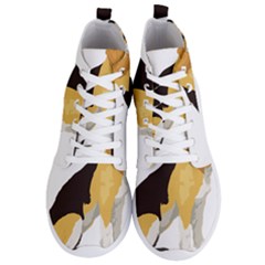 Black Yellow Dog Beagle Pet Men s Lightweight High Top Sneakers