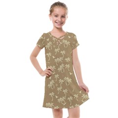 Tropical Pattern Kids  Cross Web Dress by Valentinaart