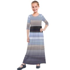 Pompey Beach Kids  Quarter Sleeve Maxi Dress by DeneWestUK