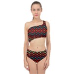Seamless Native zigzags by FlipStylez Designs Spliced Up Two Piece Swimsuit