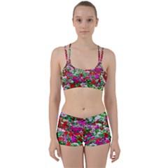 Colorful Petunia Flowers Women s Sports Set by FunnyCow