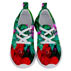 Bleeding Heart Flowers Running Shoes by FunnyCow