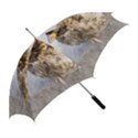 Funny Wet Sparrow Bird Straight Umbrellas View2