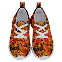 Orange, Yellow Cotoneaster Leaves In Autumn Running Shoes by FunnyCow