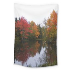 Autumn Pond Large Tapestry by IIPhotographyAndDesigns