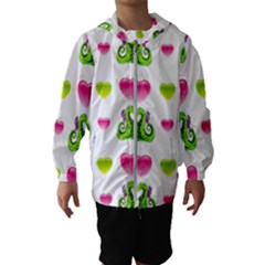 Dragons And Hearts Hooded Windbreaker (kids) by IIPhotographyAndDesigns
