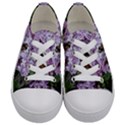 Lilac Bumble Bee Kids  Low Top Canvas Sneakers View1