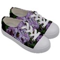 Lilac Bumble Bee Kids  Low Top Canvas Sneakers View3