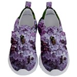 Lilac Bumble Bee Velcro Strap Shoes
