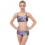 Lilac Bumble Bee Layered Top Bikini Set