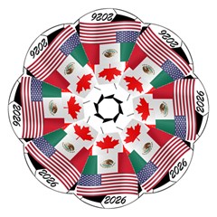 United Football Championship Hosting 2026 Soccer Ball Logo Canada Mexico Usa Hook Handle Umbrellas (medium) by yoursparklingshop