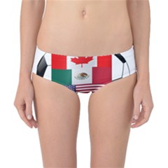 United Football Championship Hosting 2026 Soccer Ball Logo Canada Mexico Usa Classic Bikini Bottoms by yoursparklingshop