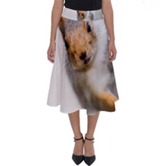 Curious Squirrel Perfect Length Midi Skirt by FunnyCow