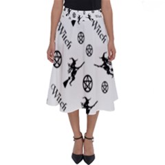 Witches And Pentacles Perfect Length Midi Skirt by IIPhotographyAndDesigns