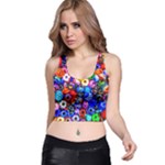 Colorful Beads Racer Back Crop Top
