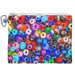 Colorful Beads Canvas Cosmetic Bag (XXL)