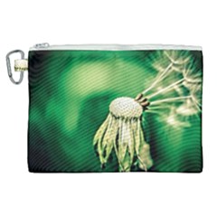 Dandelion Flower Green Chief Canvas Cosmetic Bag (xl) by FunnyCow