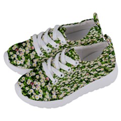Green Field Of White Daisy Flowers Kids  Lightweight Sports Shoes by FunnyCow