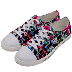 Time To Choose A Scooter Women s Low Top Canvas Sneakers by FunnyCow