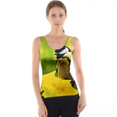 Tomtit Bird Dressed To The Season Tank Top by FunnyCow