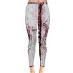 Abstract Art Of Grunge Wood Inside Out Leggings