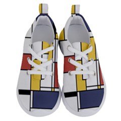 De Stijl Abstract Art Running Shoes by FunnyCow