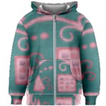 A Pink Dream Kids Zipper Hoodie Without Drawstring