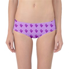 Punk Heart Violet Classic Bikini Bottoms by snowwhitegirl