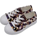 Bright Light Pattern Kids  Low Top Canvas Sneakers View2