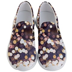 Bright Light Pattern Men s Lightweight Slip Ons by FunnyCow