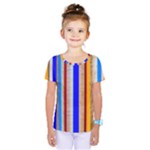 Colorful Wood And Metal Pattern Kids  One Piece Tee