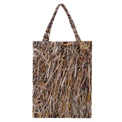 Dry Hay Texture Classic Tote Bag by FunnyCow