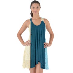 Flat Angle Show Some Back Chiffon Dress by FunnyCow