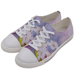 Pink Mist Of Sakura Women s Low Top Canvas Sneakers by FunnyCow
