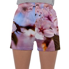 Three Sakura Flowers Sleepwear Shorts by FunnyCow