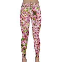Almond Tree In Bloom Classic Yoga Leggings by FunnyCow