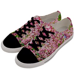 Almond Tree In Bloom Men s Low Top Canvas Sneakers by FunnyCow