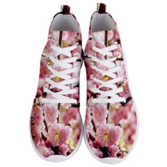 Blooming Almond At Sunset Men s Lightweight High Top Sneakers by FunnyCow