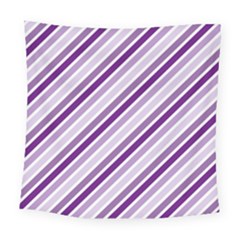Violet Stripes Square Tapestry (large)