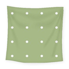 Olive Dots Square Tapestry (large)