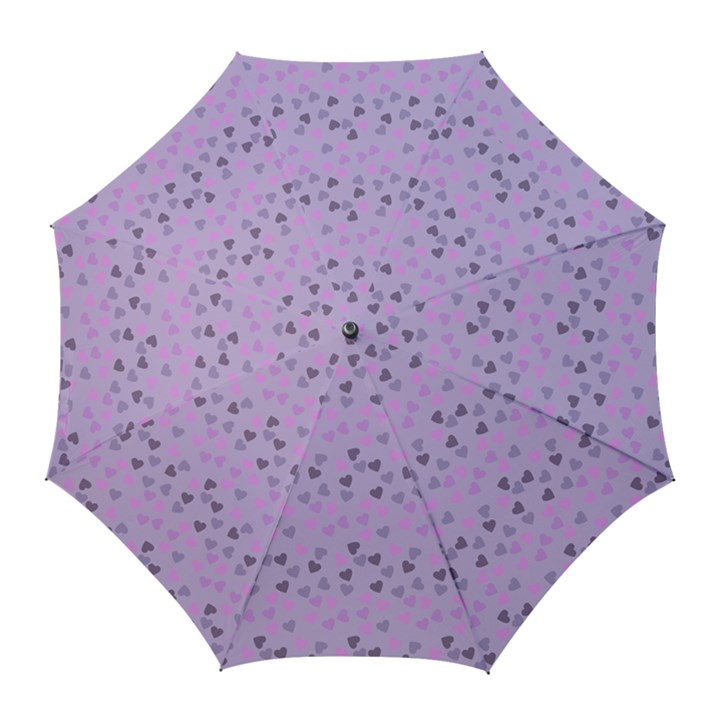 Heart Drops Violet Golf Umbrellas