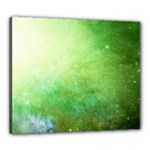 Galaxy Green Canvas 24  x 20 