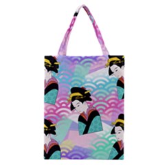 Japanese Abstract Classic Tote Bag by snowwhitegirl