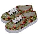 Fruit Blossom Gray Kids  Classic Low Top Sneakers View2