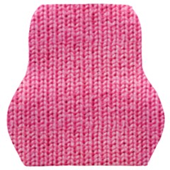 Knitted Wool Bright Pink Car Seat Back Cushion  by snowwhitegirl