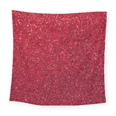 Red  Glitter Square Tapestry (large)